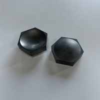 Plaques en carbure de silicium, carreaux SiC, céramique haute dureté, design hexagonal