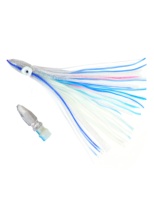 Leurre souple personnalisé pêche à la traîne poulpe jupes lumineuse calmar jupe leurre de pêche lesté calmar pêche à la traîne leurre