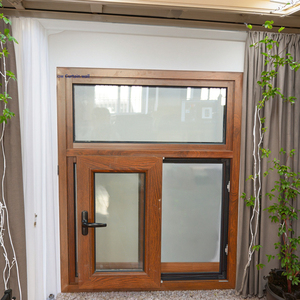 Fenêtres à battants à manivelle manuelle de style américain en aluminium sur mesure, à profil épais, isolantes thermiquement et insonorisées, pour villa, manoir, à l'étranger - Product Image 4