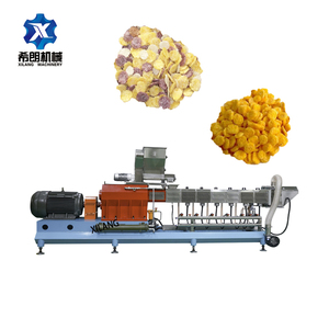 Máquina de prensado de <span class=keywords><strong>cereales</strong></span> instantáneos para hornear, copos de maíz, aperitivos, maquinaria extrusora, desayuno - Product Image 3