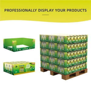 Supermarket Custom Sam's & WM Cardboard PDQ Pallet Display POP Counter Top Paper Tray Display Stackable Cardboard Display Box - Product Image 5