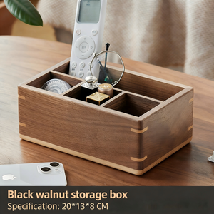 Organizador de Almacenamiento de Madera Maciza Directo de Fábrica, <span class=keywords><strong>Caja</strong></span> Base para Guardar Objetos - Product Image 2