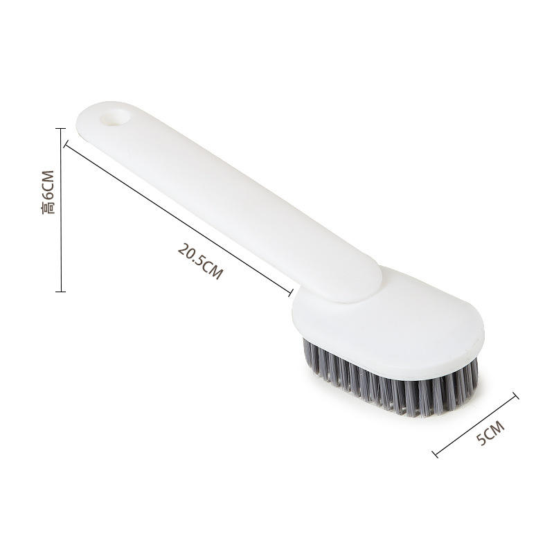 แปรงขัดรองเท้าสีขาว