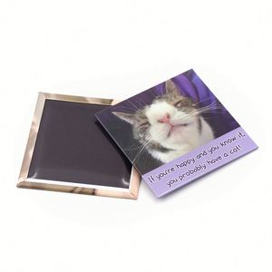 Wholesale Custom Photo Souvenir Tin <b>Fridge</b> Magnets Low MOQ Personalized Cute Animals Metal Refrigerator Magnet - Product Image 6