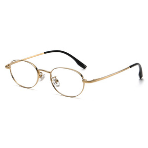 <strong>Miu</strong> Female Young Glasses Ultra-Light Pure Titanium 98223 Small Oval <strong>Frame</strong> 47 Cool High Fit Height Number Acetate Diamond - Product Image 6