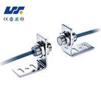 Sensor Ultrasonik Flush M18 30-60mm Through-Beam NPN PNP untuk Otomasi Robotika Modul Sensor Ultrasonik