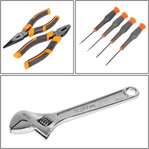 Adjustable Wrench Professional Screwdriver Combination Plier Other Hand <b>Tools</b> <b>Set</b> A12 Mechanical Toolbox Maintenance Multi-funct - Product Image 4