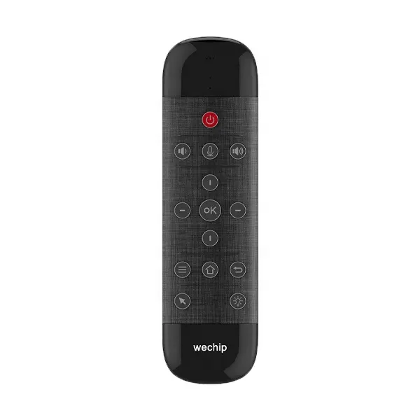 Hostrong Clavier sans fil 2.4G 3-en-1 Fonction ABS Air Mouse Touchpad Clavier pour Smart TV Wechip W2 Pro