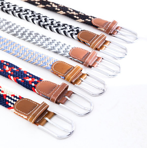 <span class=keywords><strong>Cintura</strong></span> intrecciata elastica in stile 60 colori per il tempo libero per <span class=keywords><strong>cintura</strong></span> in <span class=keywords><strong>vita</strong></span> moda con fibbia ad ardiglione da uomo intrecciata - Product Image 3