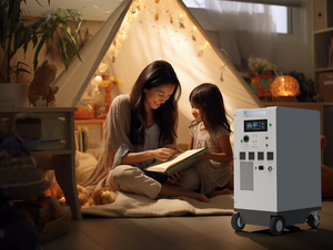 Pin dự phòng di động 5.12kWh 5kWh, bộ sạc pin di động 5000W, trạm điện di động Lifepo4 cho ngoài trời - Product Image 2