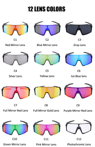 <span class=keywords><strong>Gafas</strong></span> de Sol Somta para Hombre y Mujer, Montura TR90 Extra Grande, Color Azul, Nuevas, para <span class=keywords><strong>Ciclismo</strong></span> - Product Image 2