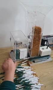 Piccola Macchina Automatica per la Produzione di Sigarette, Riempitrice e Rollatrice di Tabacco - Product Image 2