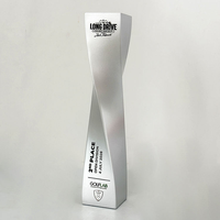 Nouveaux Trophées Créatifs Irréguliers Or Argent Bronze 2026 – Design Personnalisé, Trophée en Résine Plaqué Or