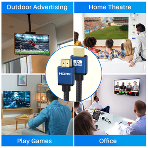 Câble long compatible 10 15 20 <span class=keywords><strong>25</strong></span> 30 40 50 mètres 4k 8k <span class=keywords><strong>hd</strong></span> 100 pieds haute vitesse 48 Gbps câble long HdTV 50m - Product Image 2