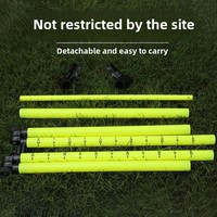 Vente en gros Cadre d'entraînement de piste d'obstacles d'agilité Barre d'obstacles d'échelle de saut en hauteur pour équipement de football et d'athlétisme