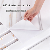 Autocollants muraux en papier de soie imitation brique, résistants à la chaleur, imperméables, résistants à l'humidité, contemporains, autocollants pour salon, salle à manger