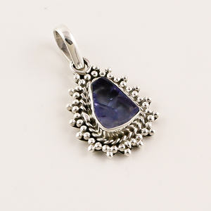 Colgante de piedras preciosas de Plata de Ley 925, joyería de plata de piedras preciosas de rubí natural, proveedor de joyas de piedras preciosas de plata antigua - Product Image 5