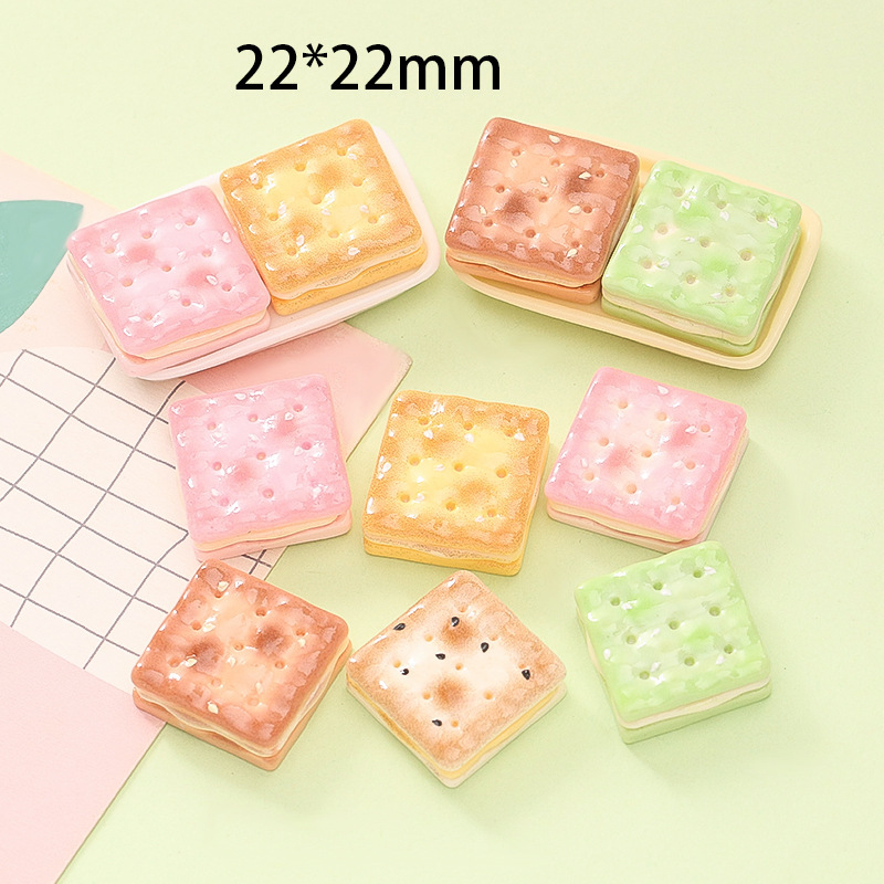 Biscuits sandwich cubes mélangés - distribution aléatoire