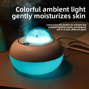Nouvel humidificateur ultrasonique mignon en forme de chat, modèle compact USB pour bureau, <span class=keywords><strong>maison</strong></span>, voiture, aromathérapie, nébuliseur, <span class=keywords><strong>appareil</strong></span> hydratant - Product Image 2