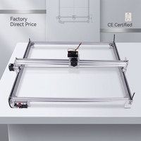 Machine de gravure et de découpe au laser à diode de bureau mini 6550, haute puissance optique, pour flacons de parfum, meubles en métal, graveur laser