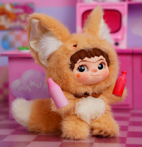 WAKUKU Design creativo volpe e coniglio trucco diario figurine interattive alla moda in vinile Blind Box giocattoli con funzione di sorpresa - Product Image 3