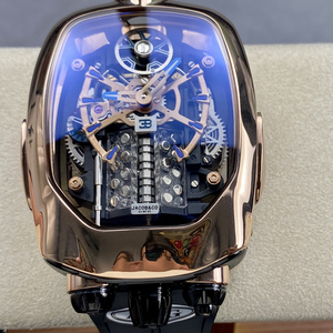 นาฬิกาสปอร์ต <span class=keywords><strong>Jacob</strong></span> Luxury Bugatti Chiron Tourbillon สแตนเลสสตีล พร้อมลูกสูบ 16 สูบ ขนาด 41 มม. สาย 20 มม. กันน้ำ - Product Image 4