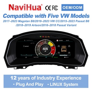 Navihua New Design <b>Car</b> <b>for</b> VW Volkswagen Passat Series 2015 Digital Cluster Linux System Auto <b>Speedometer</b> LCD Instrument Carplay - Product Image 1