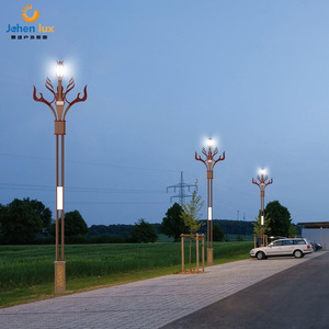 Lampe LED Magnolia, Lampe de style chinois, Poteau d'éclairage public de 8 mètres pour place publique, route, parc, rue, Éclairage extérieur - Product Image 2