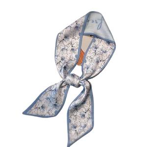 ผ้าพันคอสำหรับผู้หญิงกระเป๋าคาดผมลายทางยาวสองด้านสุดหรูใหม่ - Product Image 5