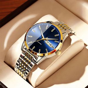 Relojes Mecánicos de Oro al por Mayor para Hombre, Relojes de Pulsera Automáticos de Moda, Reloj de Lujo con Doble Fecha, Resistente al Agua - Product Image 2