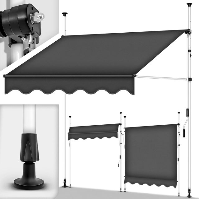 markise roller 6' W x 8' H Integrated Outdoor Shade for Sun & Privacy Protection Farbe:Beige Nordic Thule Omnistor-Markise 5200, 3,5 100%