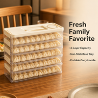 Boîte à raviolis en plastique de qualité alimentaire pour réfrigérateur et congélateur, rangement latéral pour espaces étroits, préservation et organisation