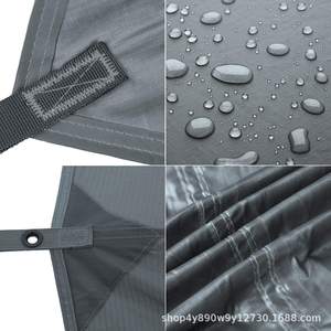 Bâche de protection extérieure Woqi 126x118 pouces en tissu polyester imperméable pour le camping et la randonnée - Product Image 5