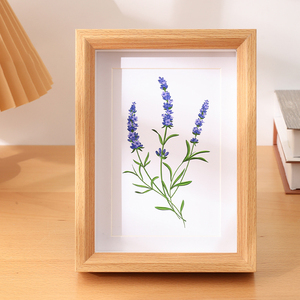 Minimal Eco Wood <strong>Photo</strong> <strong>Frame</strong> <strong>A4</strong> Size Printing MDF Wooden Picture <strong>Frame</strong> with Beveled Pane Glass Design for DIY - Product Image 2