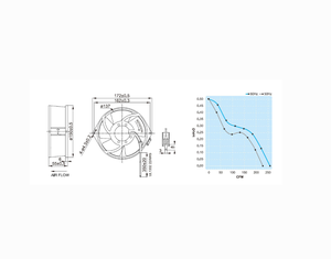 Neue Lüfter A3G710-AB06-<span class=keywords><strong>04</strong></span> AC230V A3G710-AO81-90 380-480VAC1.5A930W A3G710-A081-90 - Product Image 3