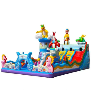 Gran combo de tobogán de nuevo diseño para la <span class=keywords><strong>venta</strong></span> <span class=keywords><strong>2022</strong></span> Castillo de rebote inflable comercial para niños - Product Image 3