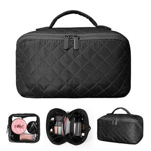 Nouvelle trousse de maquillage portable grande capacité, organiseur de pinceaux à maquillage à porter à la main, sacs de toilette de voyage haut de gamme - Product Image 4