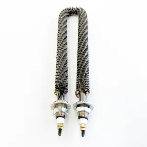 Finned Tubular Heater 240v 6kw Electric Air Finned Tubular Heater Heating Element