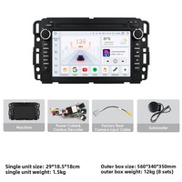 Lecteur MP5 de navigation GPS tout-en-un pour Buick Enclave Hummer H2 GMC Android Auto CarPlay Fonctionnalité du tableau de bord 1 an