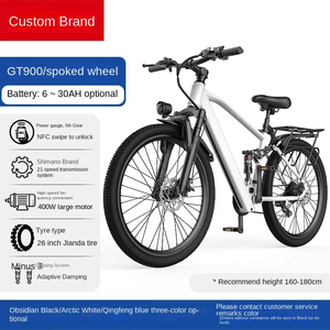 Bicicleta Eléctrica de <span class=keywords><strong>Montaña</strong></span> al Por Mayor de Fábrica, 48V 400W, Bicicleta Todoterreno de Velocidad Variable <span class=keywords><strong>para</strong></span> Adultos - Product Image 2
