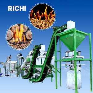 RICHI 5 Tonnen pro Stunde Landwirtschaft Abfall Biomasse Holz pellet Linie für Indonesien - Product Image 1