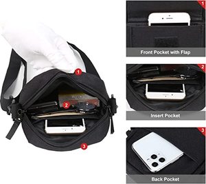 कस्टम महिला पुरुष कंधे दूत बैग गर्दन थैली गोफन फोन मिनी crossbody बैग - Product Image 6