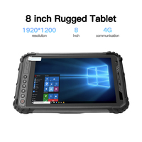 Tablette industrielle ST9-J Windows 10 Pro 8 pouces Intel Celeron N5100 256 Go Résolution 1200x1920 Antichoc/Résistant aux chutes GSM