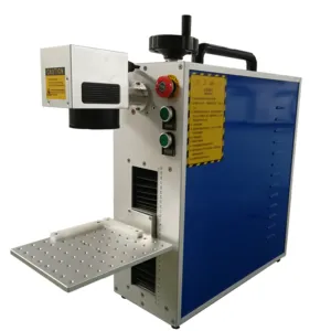Portable 20w 30w 50w Raycus Optical Fiber Laser Marking Engraving Machine Metal Engraving Laser