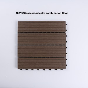 Épissage plancher de bois en plastique bon marché emboîtement WPC PE carreaux de <span class=keywords><strong>terrasse</strong></span> balcon extérieur jardin <span class=keywords><strong>terrasse</strong></span> épissage plastique bois - Product Image 4