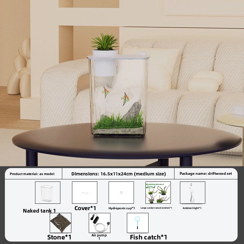 Ensemble de quatre pièces en bois flotté blanc de taille moyenne