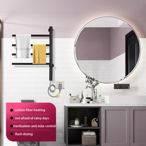Équipement de salle de bain radiateur intelligent rotatif aluminium haute qualité prix de gros plus chaud porte-serviettes <span class=keywords><strong>électrique</strong></span> chauffant - Product Image 3