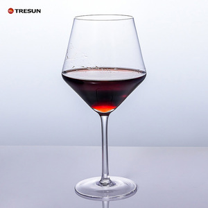 <span class=keywords><strong>Verre</strong></span> à vin rouge Highball personnalisé, transparent, à long pied, en cristal de luxe, style classique, sans plomb, pour cadeaux d'affaires - Product Image 4