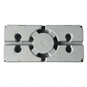 Base <span class=keywords><strong>de</strong></span> Montaje en Suelo para <span class=keywords><strong>Equipos</strong></span> HVAC YOD <span class=keywords><strong>de</strong></span> 38*18*3 Pulgadas, Mini Split Antivibración, Placa <span class=keywords><strong>de</strong></span> Plástico para Desviar Agua del Condensador del <span class=keywords><strong>Aire</strong></span> <span class=keywords><strong>Acondicionado</strong></span> - Product Image 6