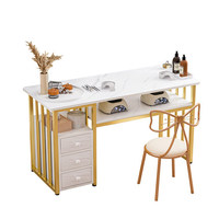 Mobilier de Salon Professionnel Pas Cher : Table et Chaise de Manucure, Équipement de Salon à Ongles en Marbre
